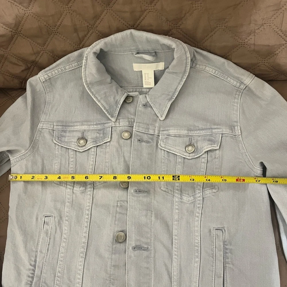 H&M 4 Pockets light blue Jacket size 10